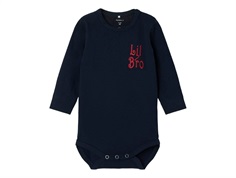 Name It body navy blazer med lillebror print